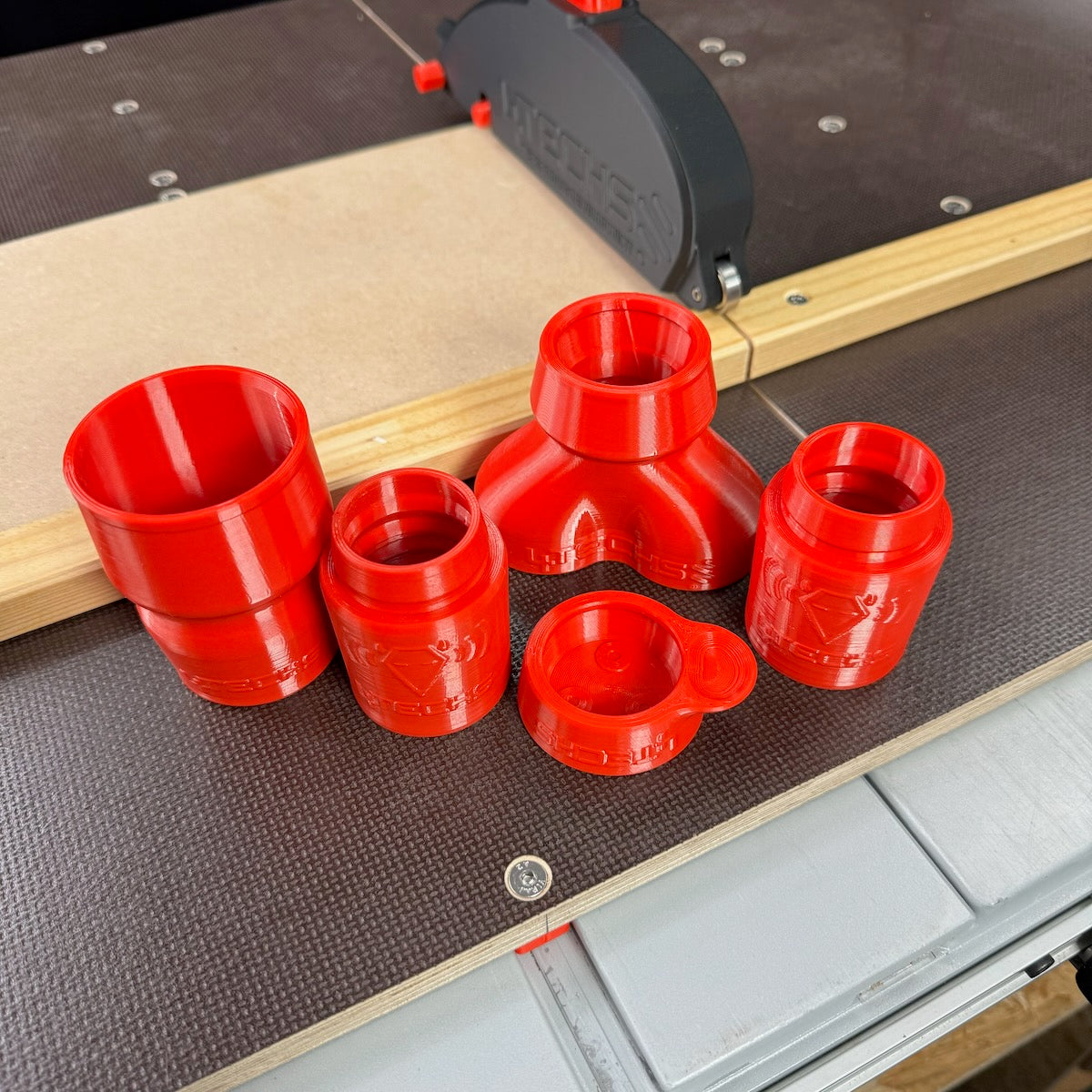 Absaug Adapter Set - Bosch GTS10XC oder Bosch GTS 635-216 – 4Techs R&D