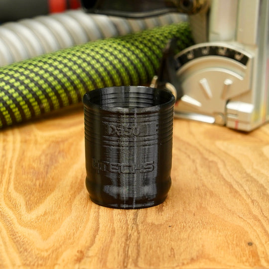 Absauganschluss - maschinenseitig - außen klemmend - gerade Version - Da20 bis Da50