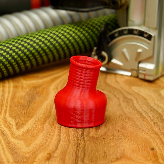 Absauganschluss - maschinenseitig - außen klemmend - 10 Grad gekröpfte Version - Da20K bis Da50K