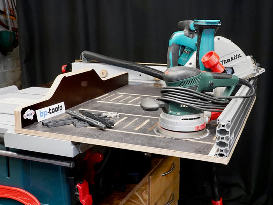 BP-Tools Aluline: Spielfreie T-Nut Gleitschienen abhebesicher - passend für Metabo TS254 ODER TS254M