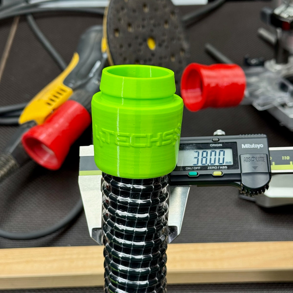 Schnappadapter für 38er Schlauch mit 8mm Gewindesteigung - System 38-40 / 50