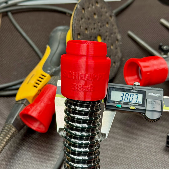 Schnappadapter für 38er Schlauch mit 8mm Gewindesteigung - System 38-40 / 50