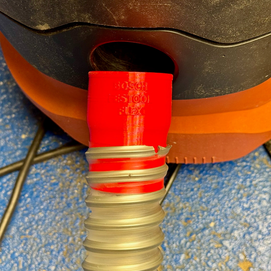 Adapter für 58mm Anschluss Stahlspiralschlauch - KA58 - Festool - Bosch - Flex auf 40mm und 50mm Norres Timberduc