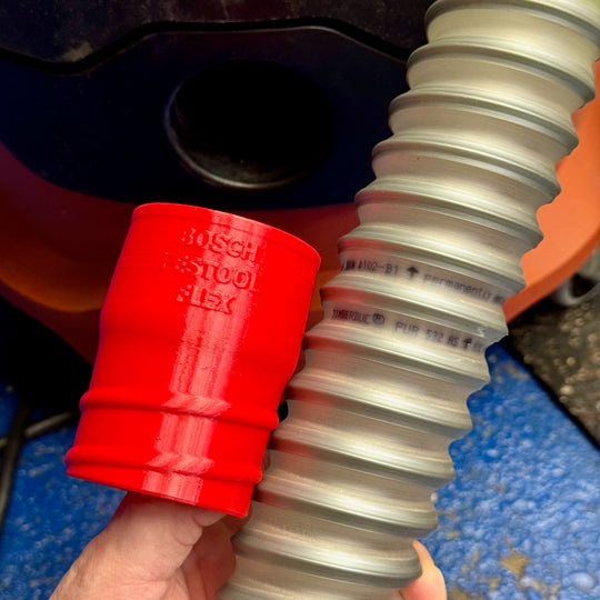 Adapter für 58mm Anschluss Stahlspiralschlauch - KA58 - Festool - Bosch - Flex auf 40mm und 50mm Norres Timberduc