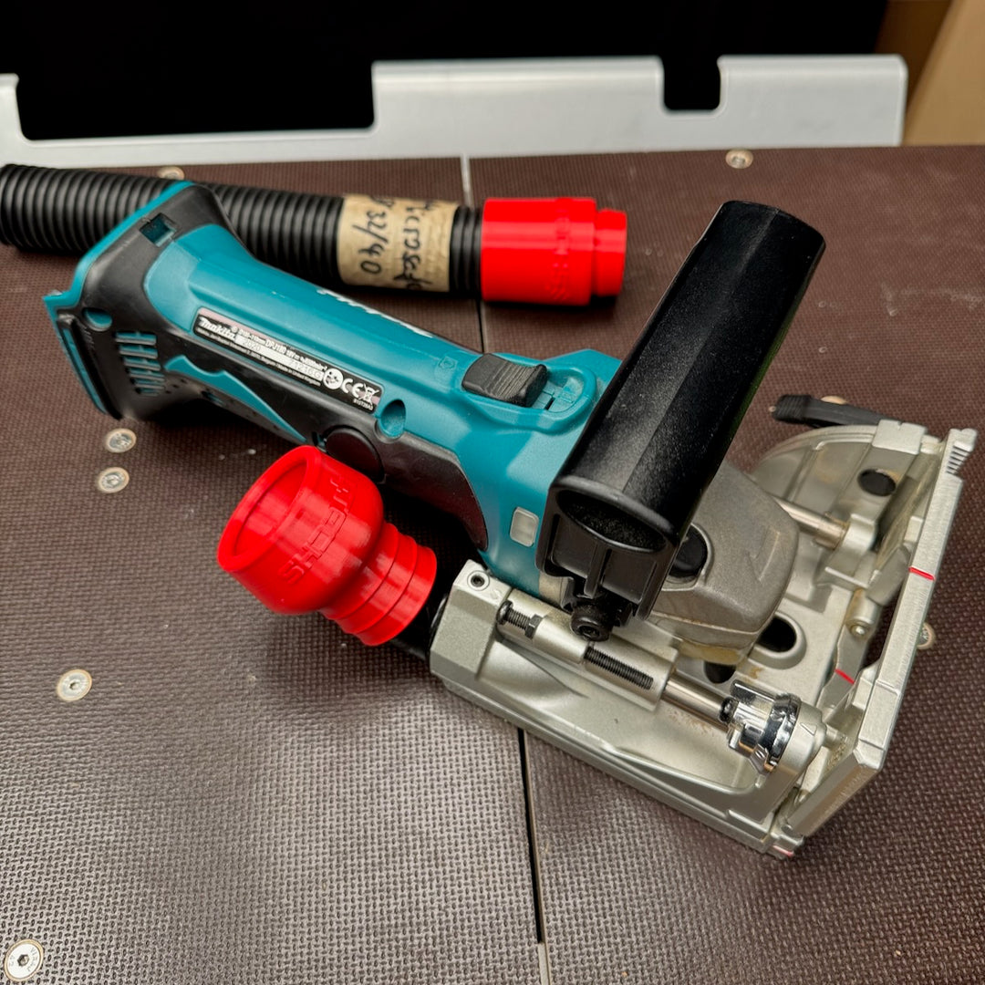 Makita / Bosch Flachdübelfräse Nutfräse Schlauchadapter 38-40 / 50