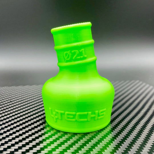 Universal Schlauchadapter - außen klemmend - 10 Grad gekröpfte Version - D51K bis D65K