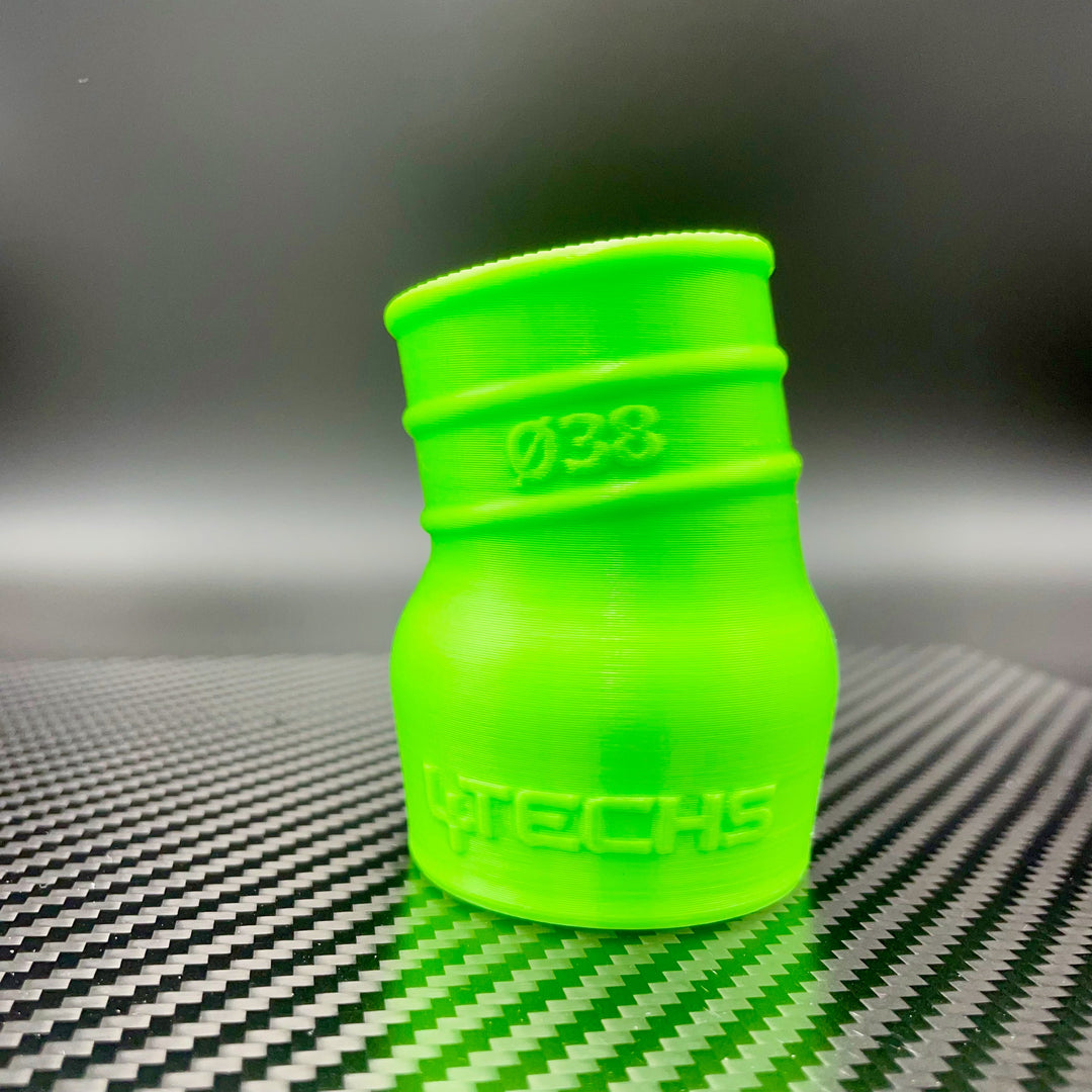 Universal Schlauchadapter - außen klemmend - 10 Grad gekröpfte Version - D51K bis D65K