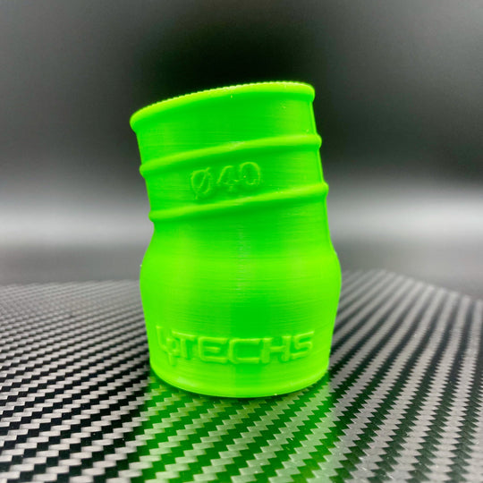 Universal Schlauchadapter - außen klemmend - 10 Grad gekröpfte Version - D51K bis D65K