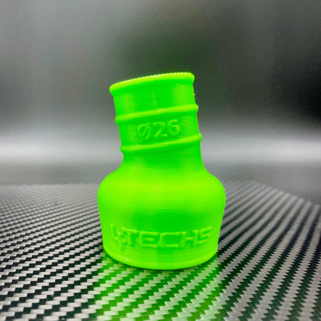 Universal Schlauchadapter - außen klemmend - 10 Grad gekröpfte Version - D51K bis D65K