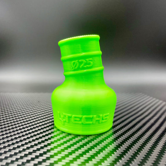 Universal Schlauchadapter - außen klemmend - 10 Grad gekröpfte Version - D51K bis D65K