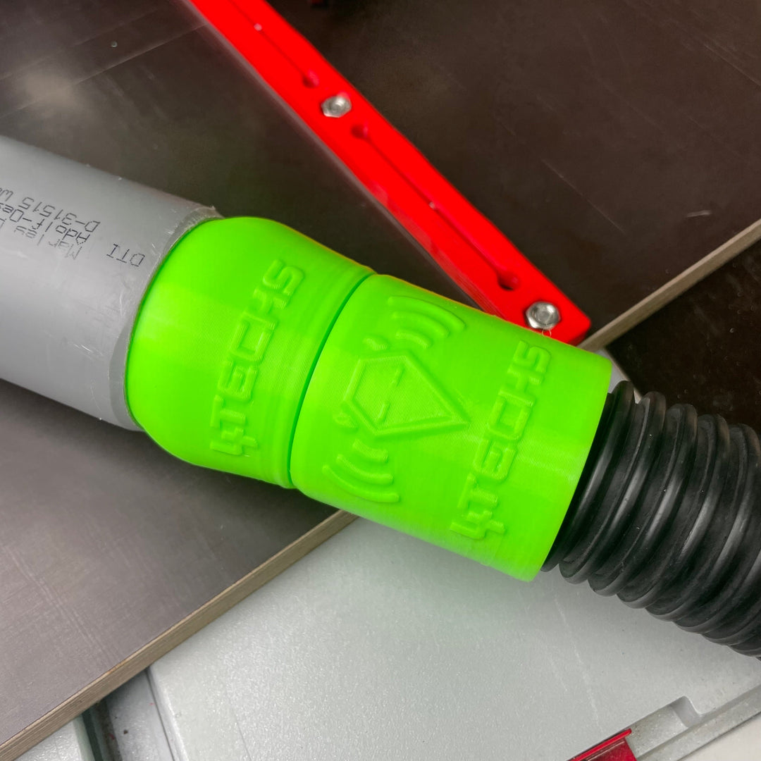 Universal Schlauchadapter - außen klemmend - 10 Grad gekröpfte Version - D51K bis D65K