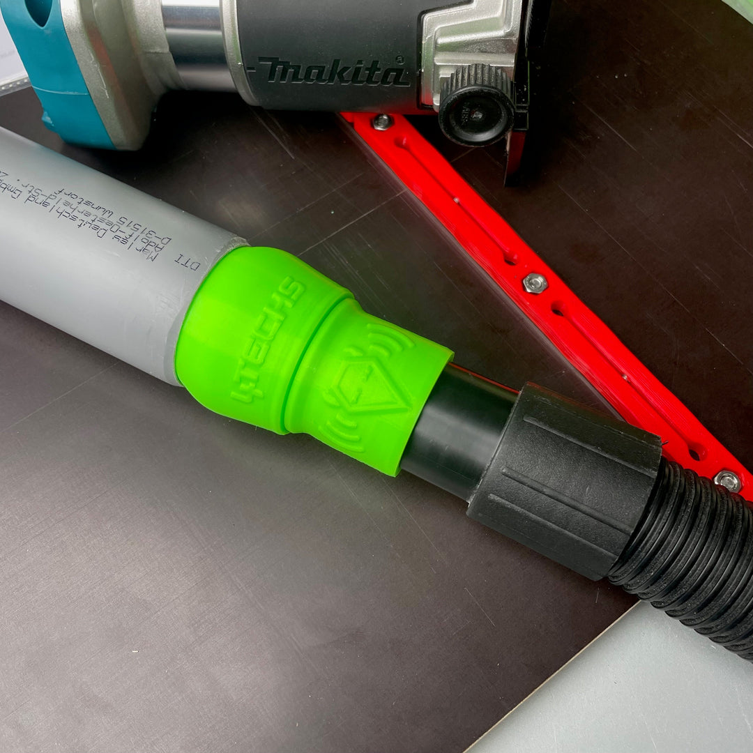 Universal Schlauchadapter - außen klemmend - 10 Grad gekröpfte Version - D51K bis D65K