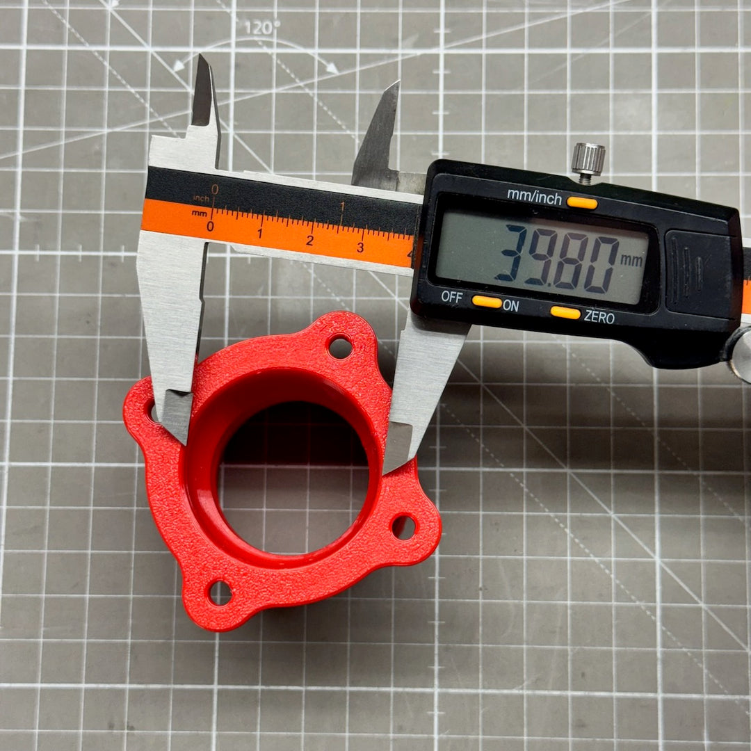 Schlauchadapter mit Flansch für Einbau in Gehäuse - Set