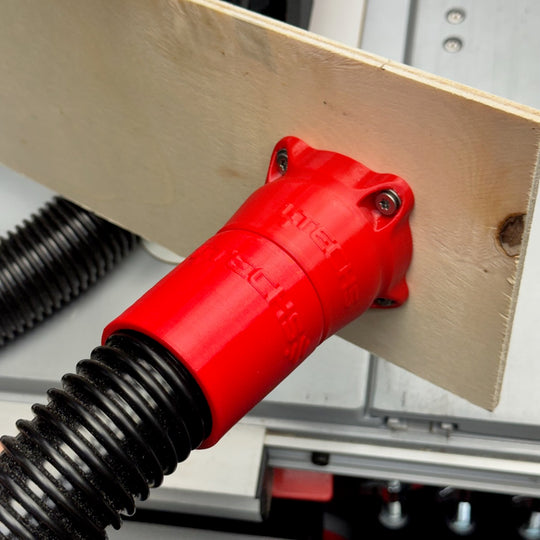 Schlauchadapter mit Flansch für Einbau in Gehäuse - Set