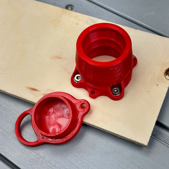Schlauchadapter mit Flansch für Einbau in Gehäuse - Set
