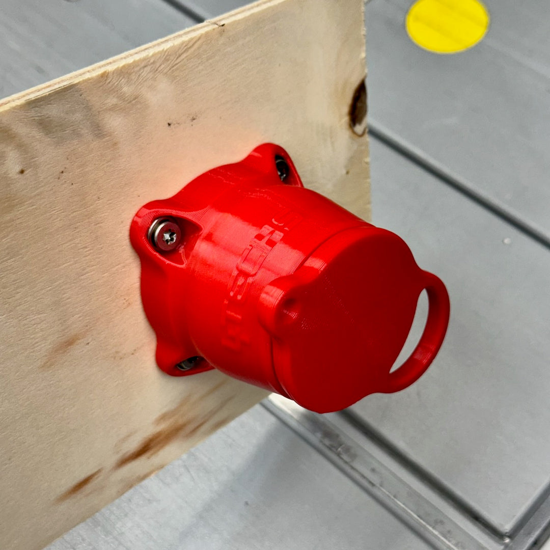 Schlauchadapter mit Flansch für Einbau in Gehäuse - Set