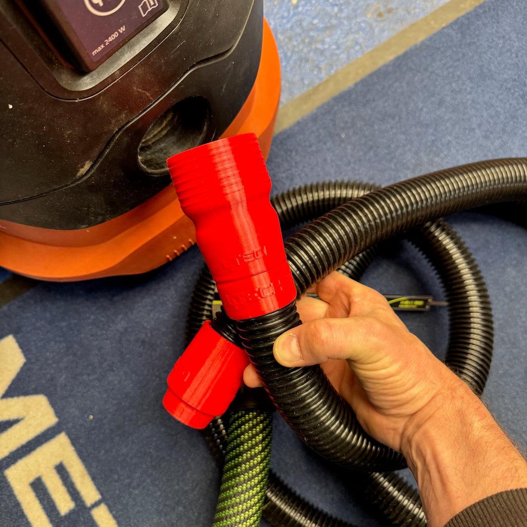 Schlauch 3m für Festool, Bosch, Flex Sauger - Microsafe 32/40 - 2 Schnappadapter - KA58
