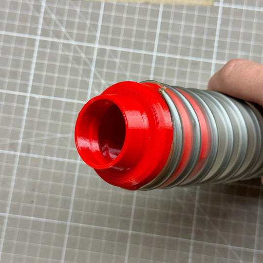 Schnappadapter für 40mm oder 50mm Stahl-Spiralschlauch (Nennweite) - z.B. Norres Timberduc