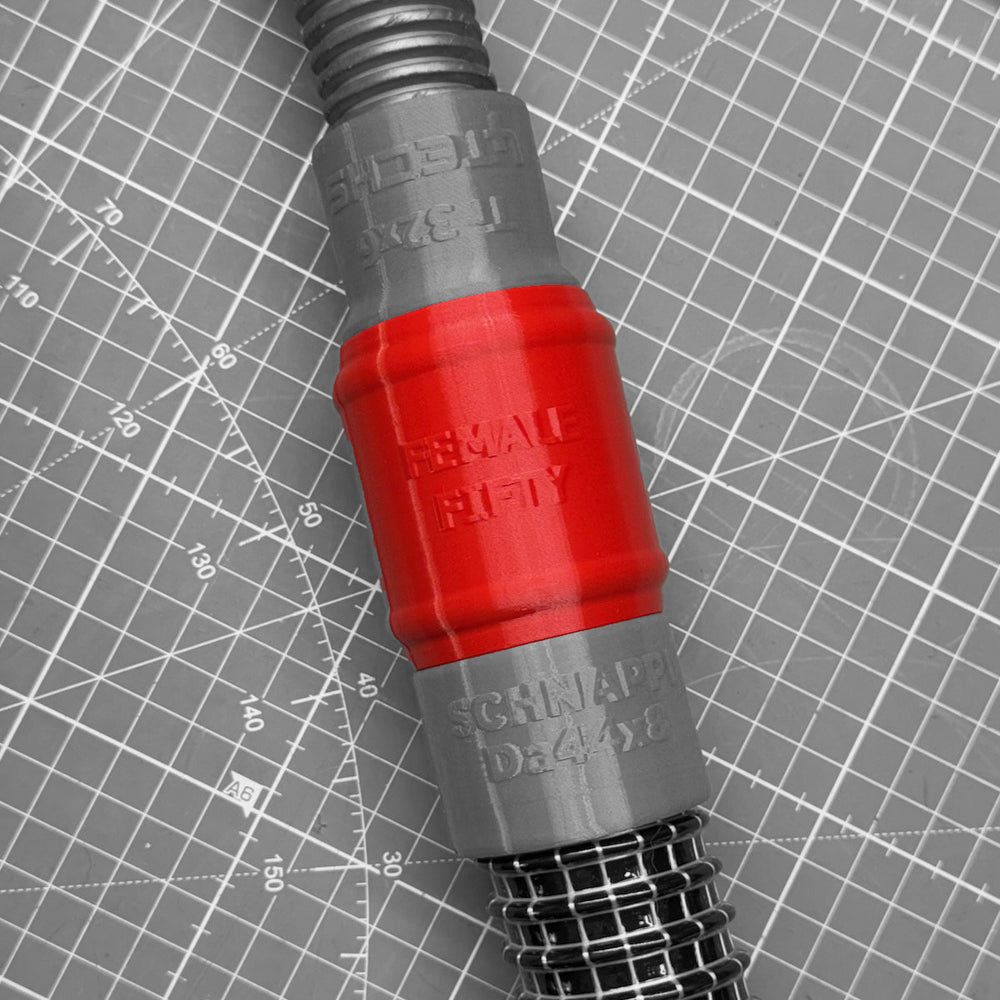 Schlauch Schnappverbinder - Schlauchverlängerung - beidseitig fuer 4Techs Schnappadapter 38-40