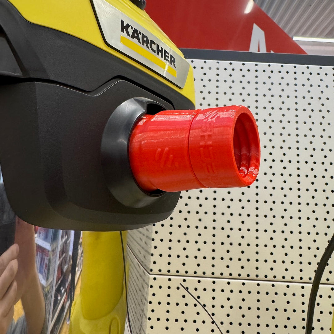 Adapter für Kärcher WD Saugschlauch Anschluss - passend für 4Techs Schnappadapter